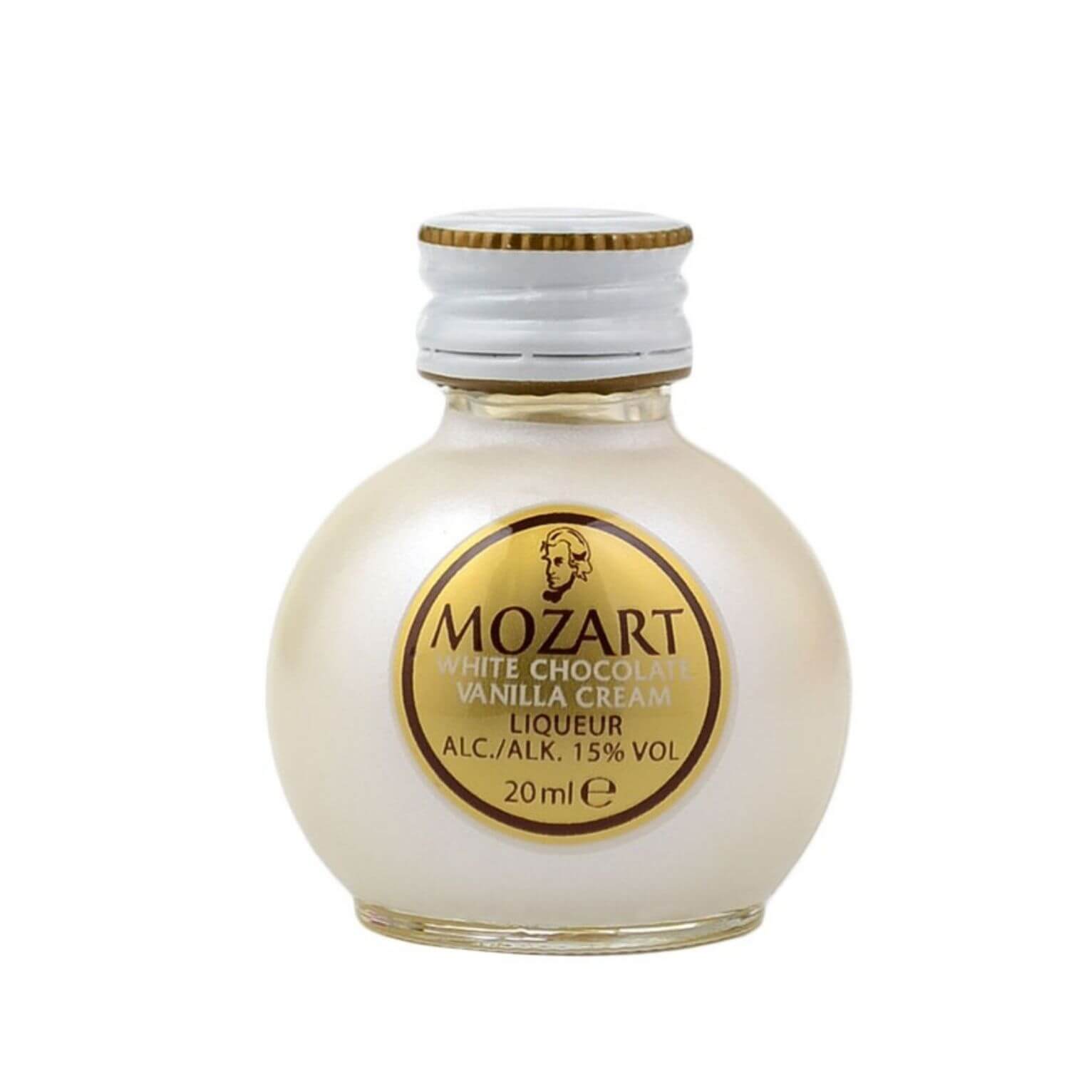 Mozart White Chocolate Λικέρ Mini 15% 0,02L - canava