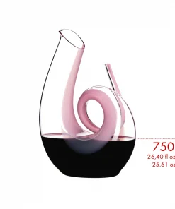 Riedel Retail Decanter Curly Pink Handmade Καράφα-canava