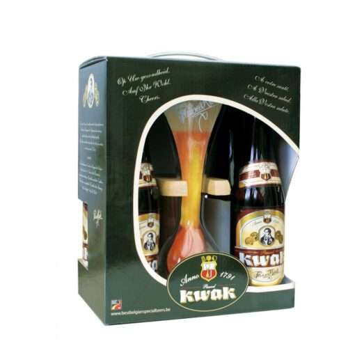 Kwak Beer Συσκ. 4Φ 0.33L +Ποτήρι +Στήριγμα  Μπύρες-canava