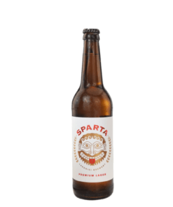 Sparta Lager Beer 5% 0.5L Ελληνική Μπύρα-canava